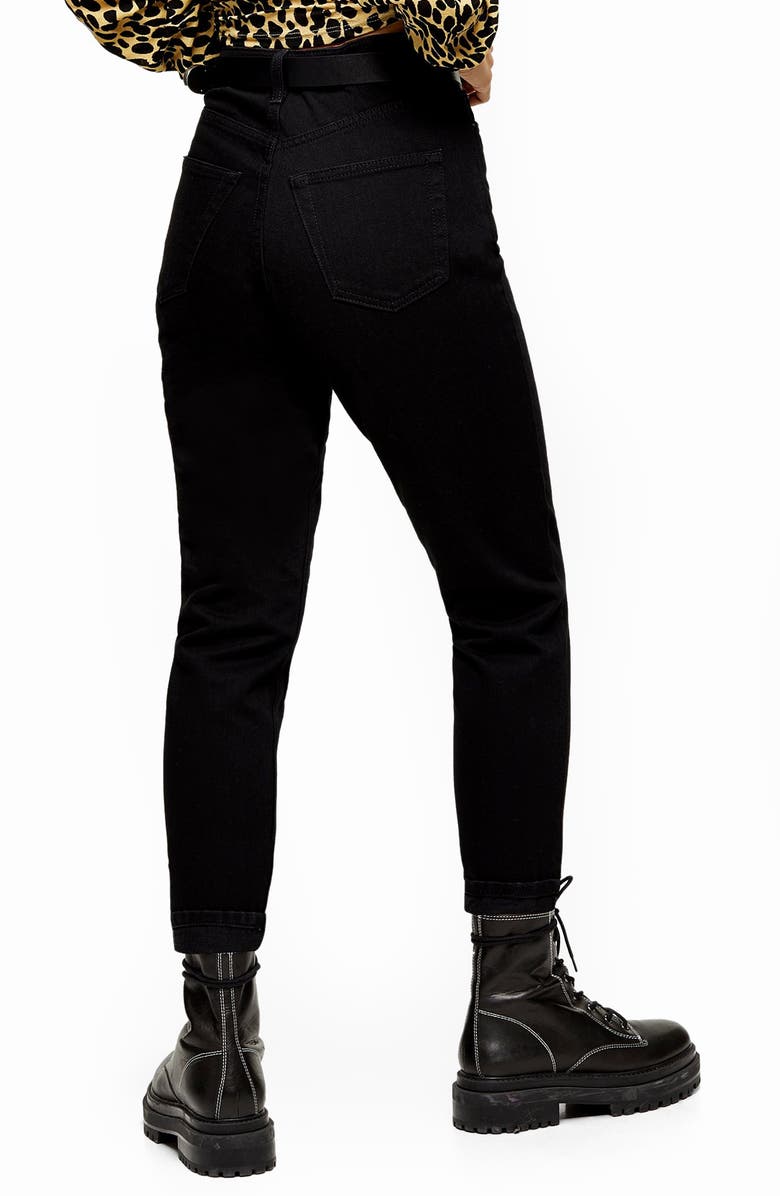 Topshop Mom Jeans, Alternate, color,