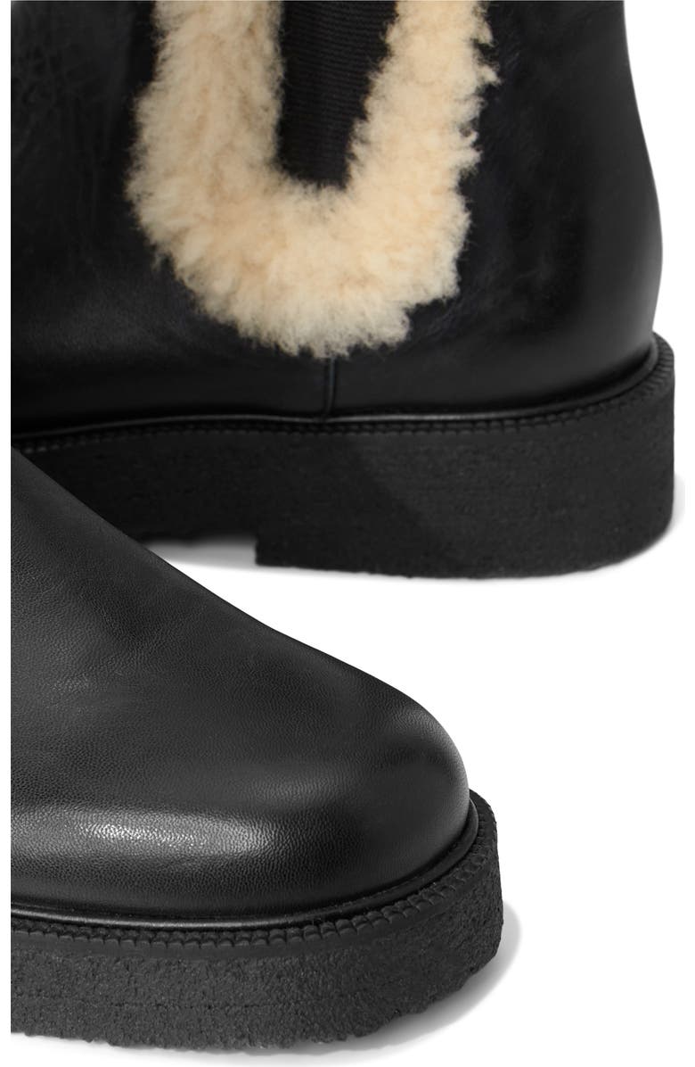 STAUD Palamino Genuine Shearling Chelsea Boot, Alternate, color,