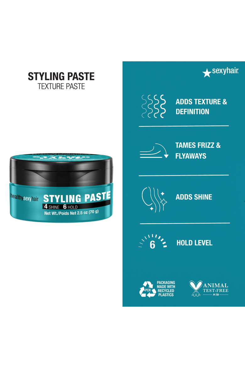 SexyHair Healthy Styling Paste Texture Paste 2.5oz, Alternate, color, N/A