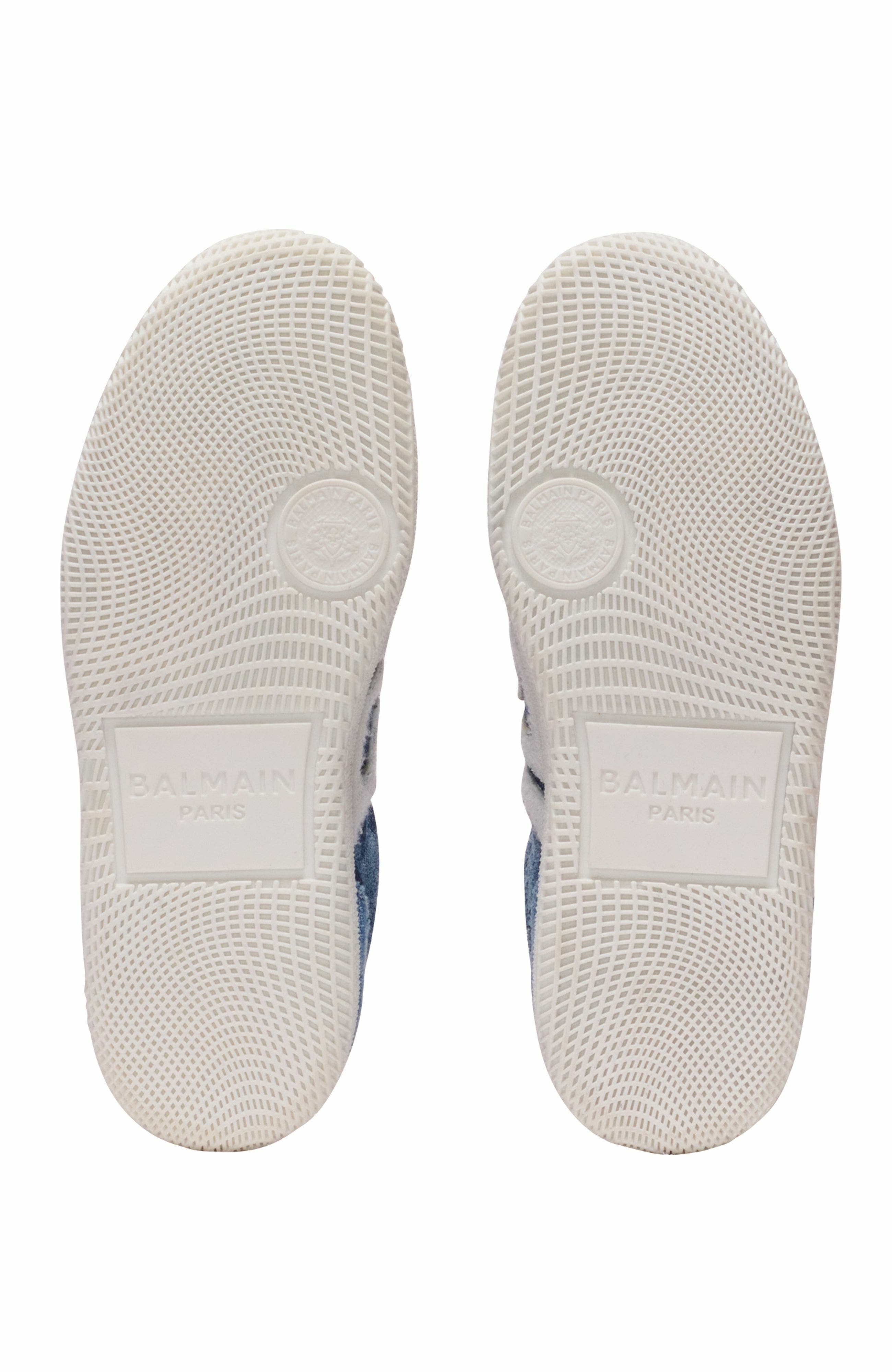 Balmain Denim Balmain Swan Trainers, Alternate, color, 
