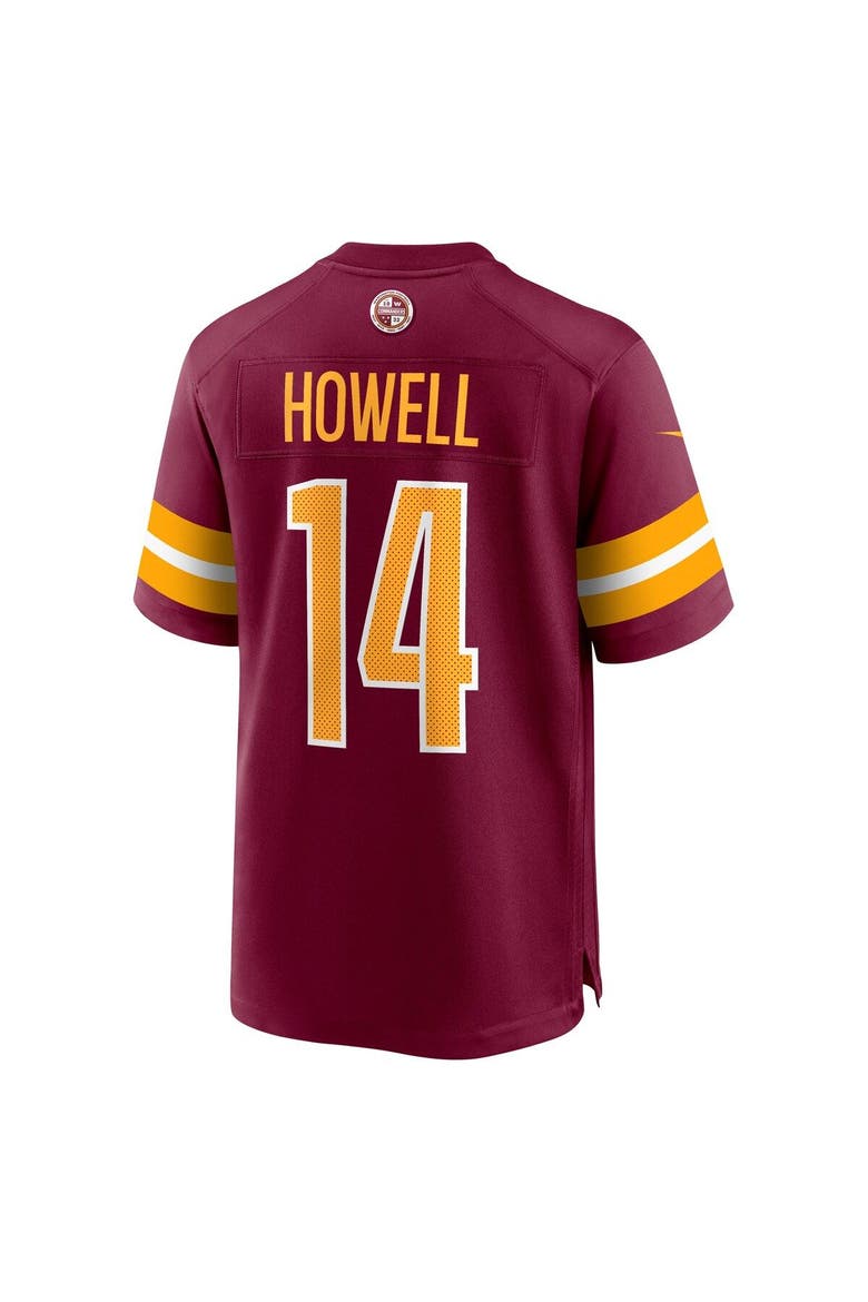 Men's Nike Sam Howell Burgundy Washington Commanders Player Game Jersey, Alternate, color, Burgundy