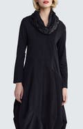 LUUKAA Lily Printed Jersey Collar Scarf