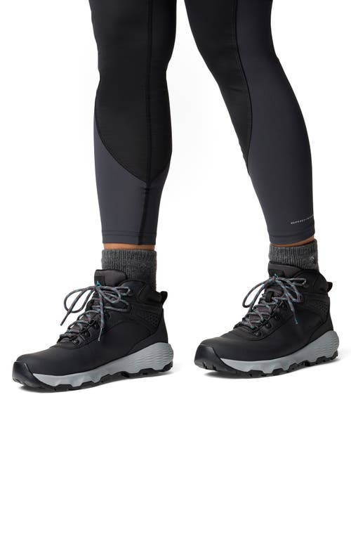 Columbia Newton Wander™ Ltr Waterproof Hiking Boot In Black/teal