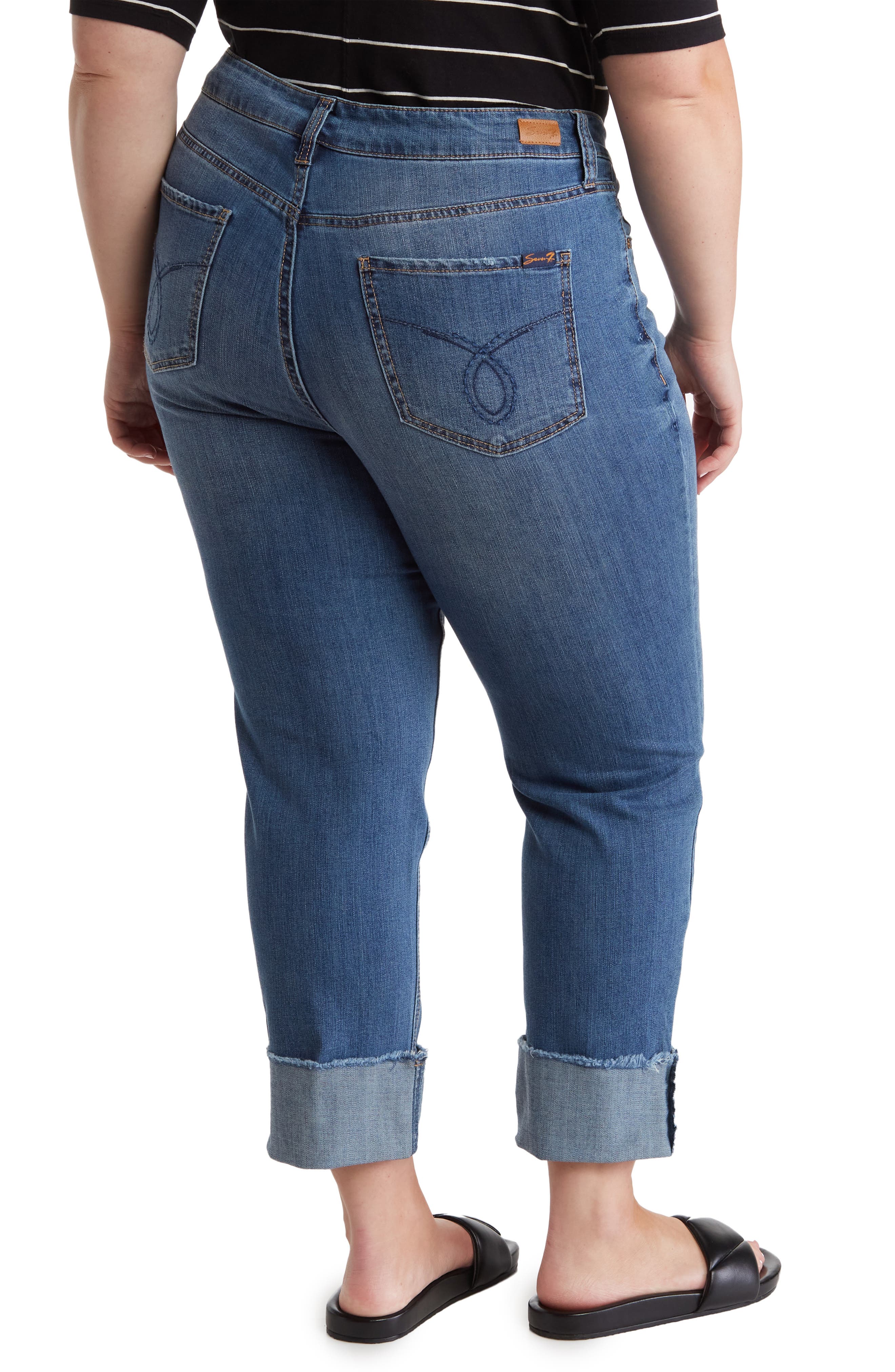 Slim Straight Cuff Denim Jeans - image 4