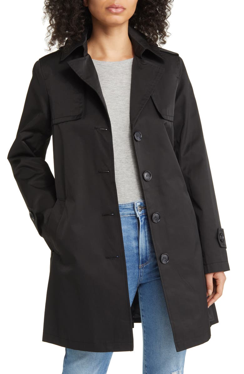 Sam Edelman Water Repellent Trench Coat, Alternate, color, 