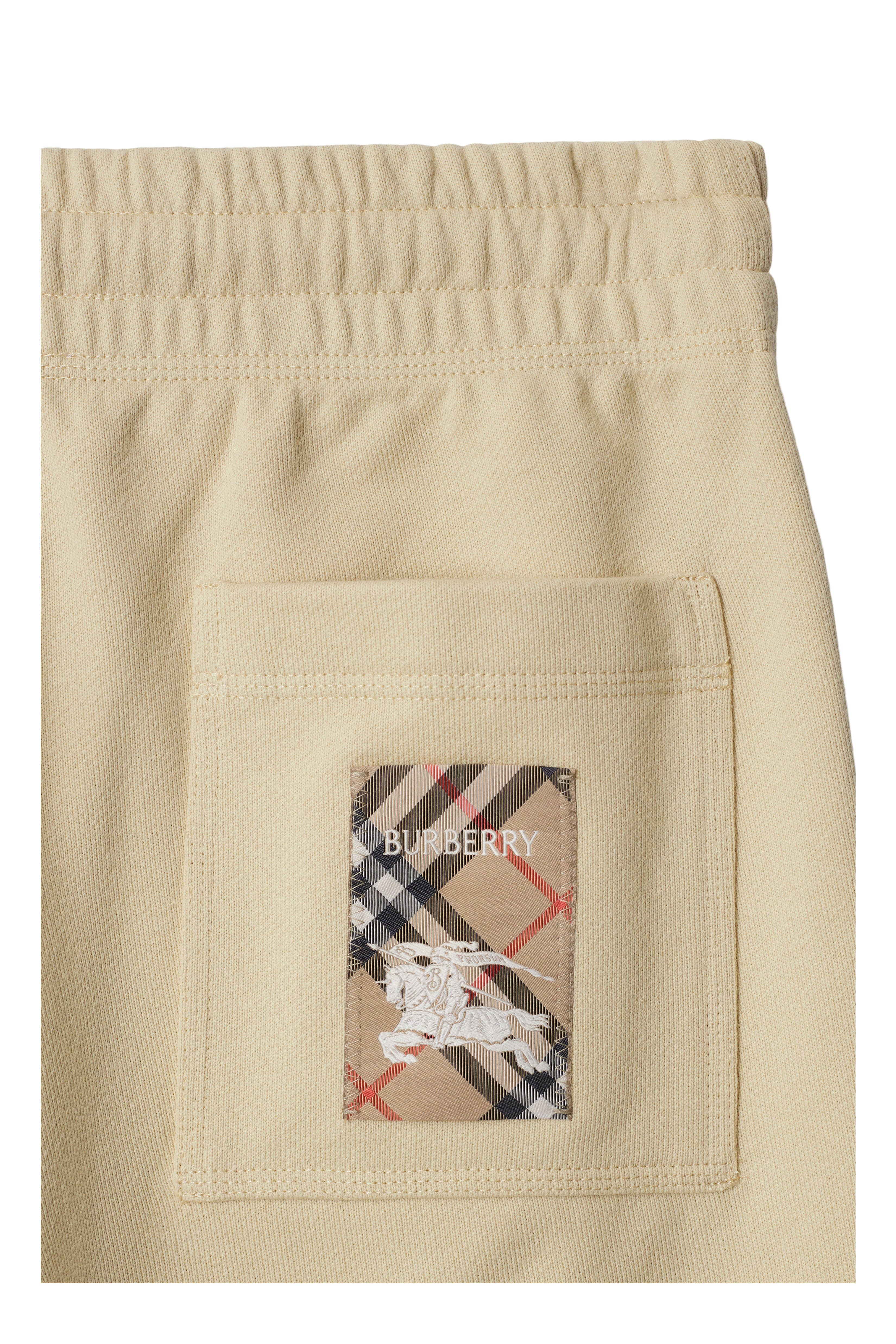 Check Label Cotton Jogging Pants - image 4