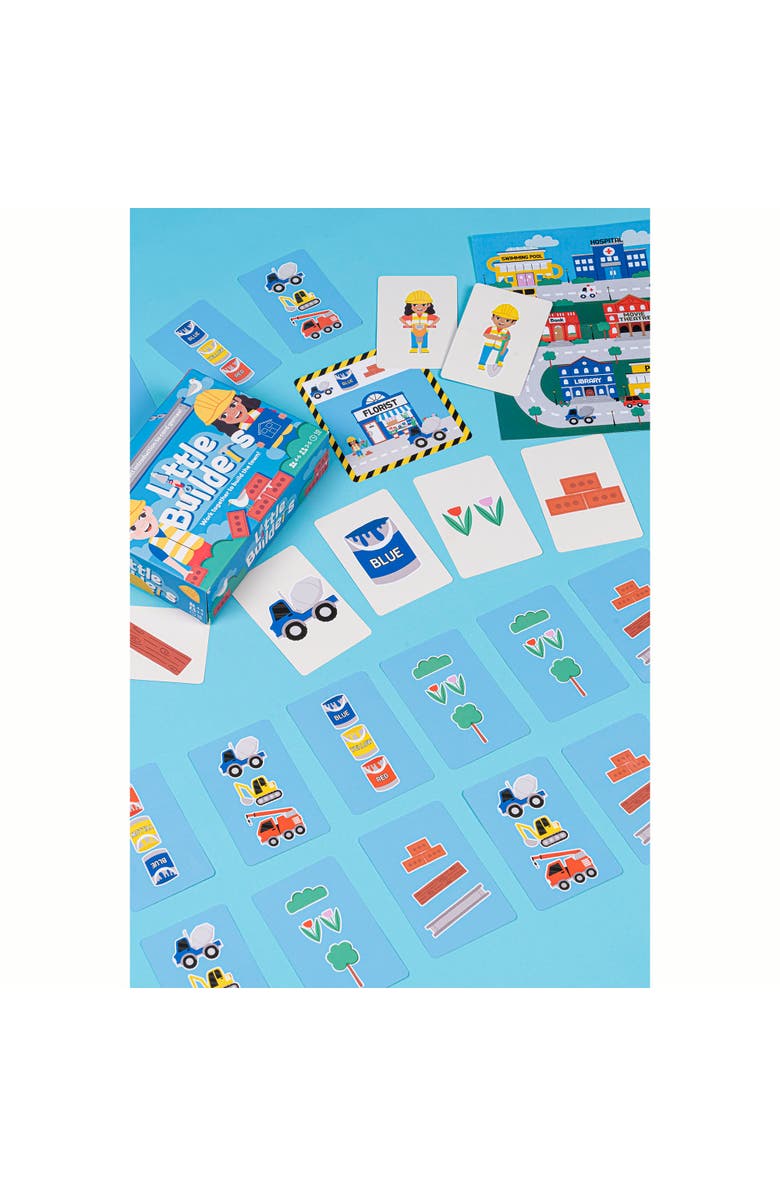 Professor Puzzle Little Builders Memory 
Collection Card Game, 4+, Alternate, color, Multicolored