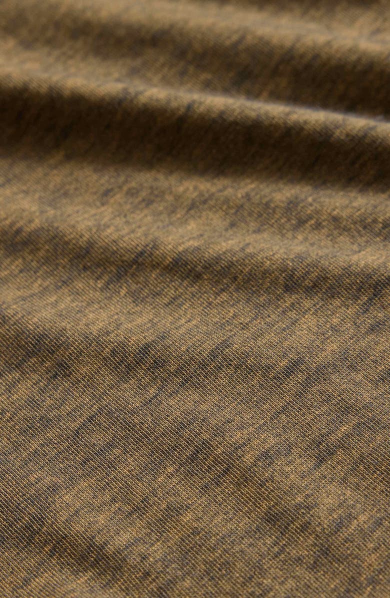 John Varvatos Bale Burnout Crewneck T-Shirt, Alternate, color, Brown Sugar