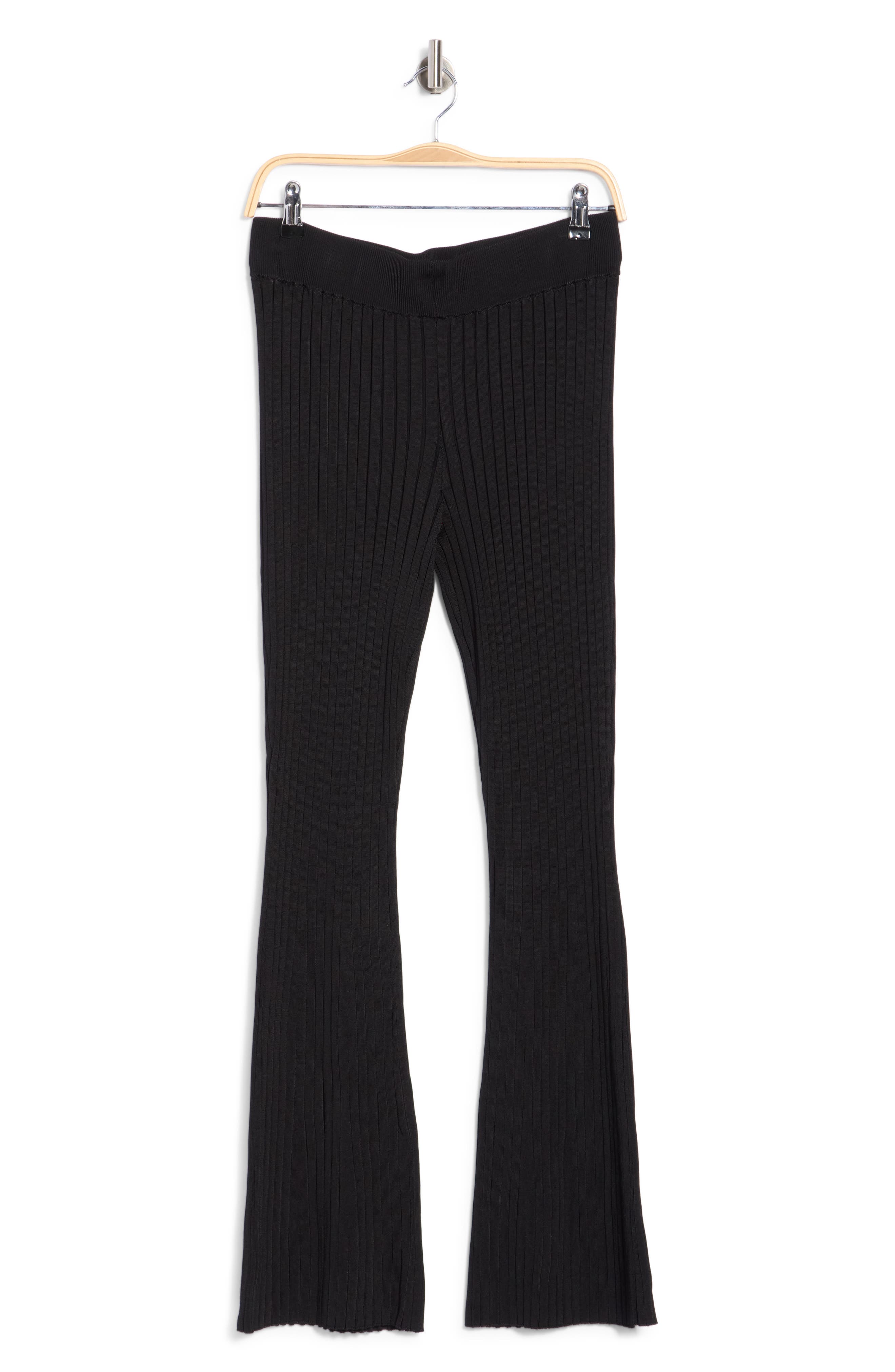 Ribbed Flare Pants