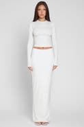 LEAU Everyday Jersey Maxi Skirt