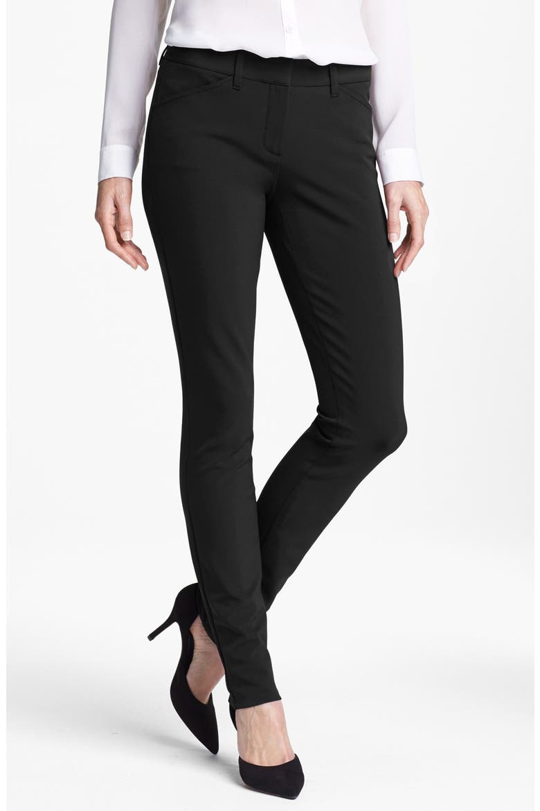 'Dantey' Slim Leg Pants, Main, color, BLACK