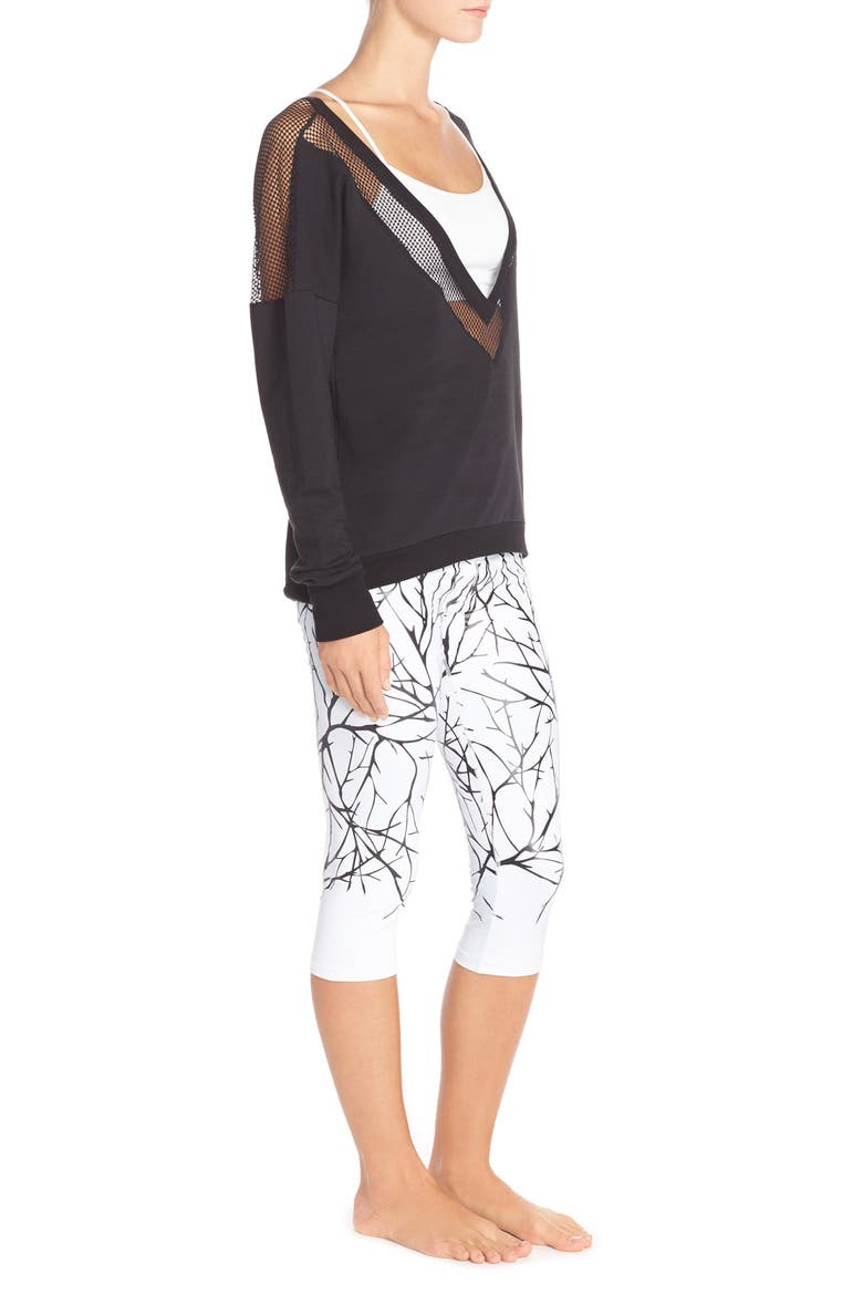 'Adrian' Pullover, Alternate, color, BLACK