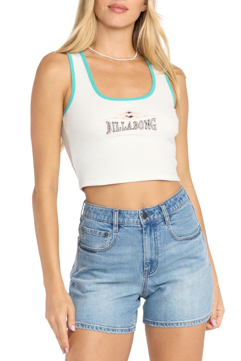 Wave Out Crop Graphic Tank, Main, color, LIGHT GREY