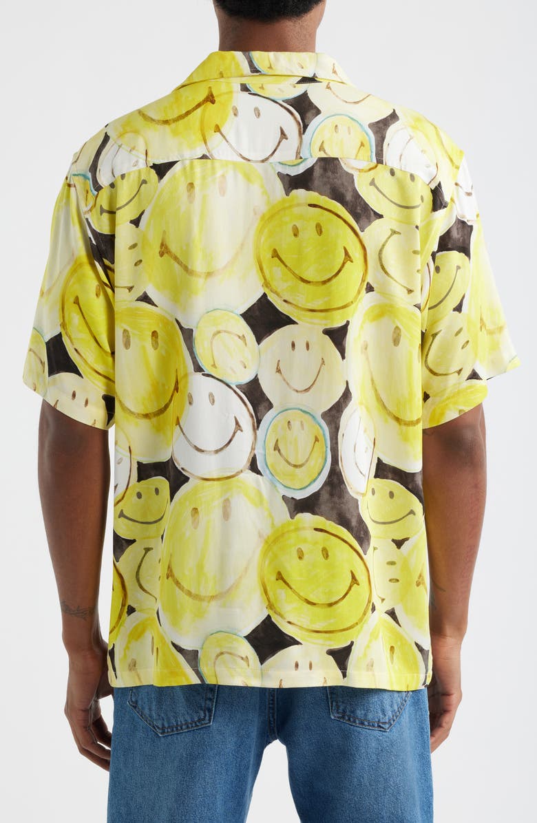 MARKET SMILEY<sup>®</sup> All the Time Camp Shirt, Alternate, color, Yellow/ Black