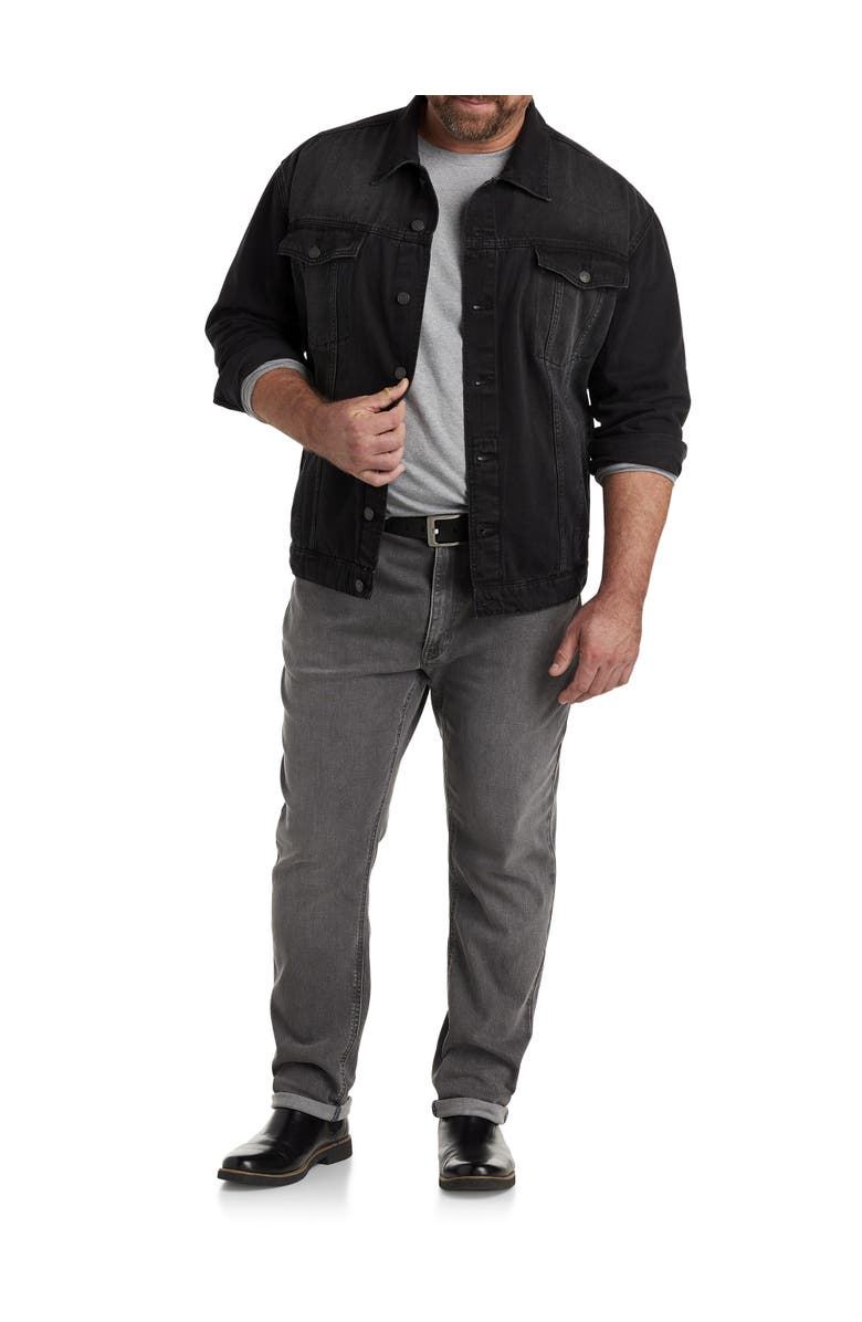 True Nation by DXL Big & Tall Grey Haze Tapered Fit Jeans, Alternate, color, 