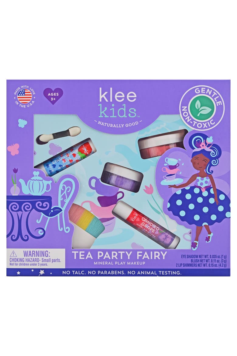 Tea Party Fairy - Kids' Loose Powder Mineral Play Makeup Kit, Alternate, color, Multi