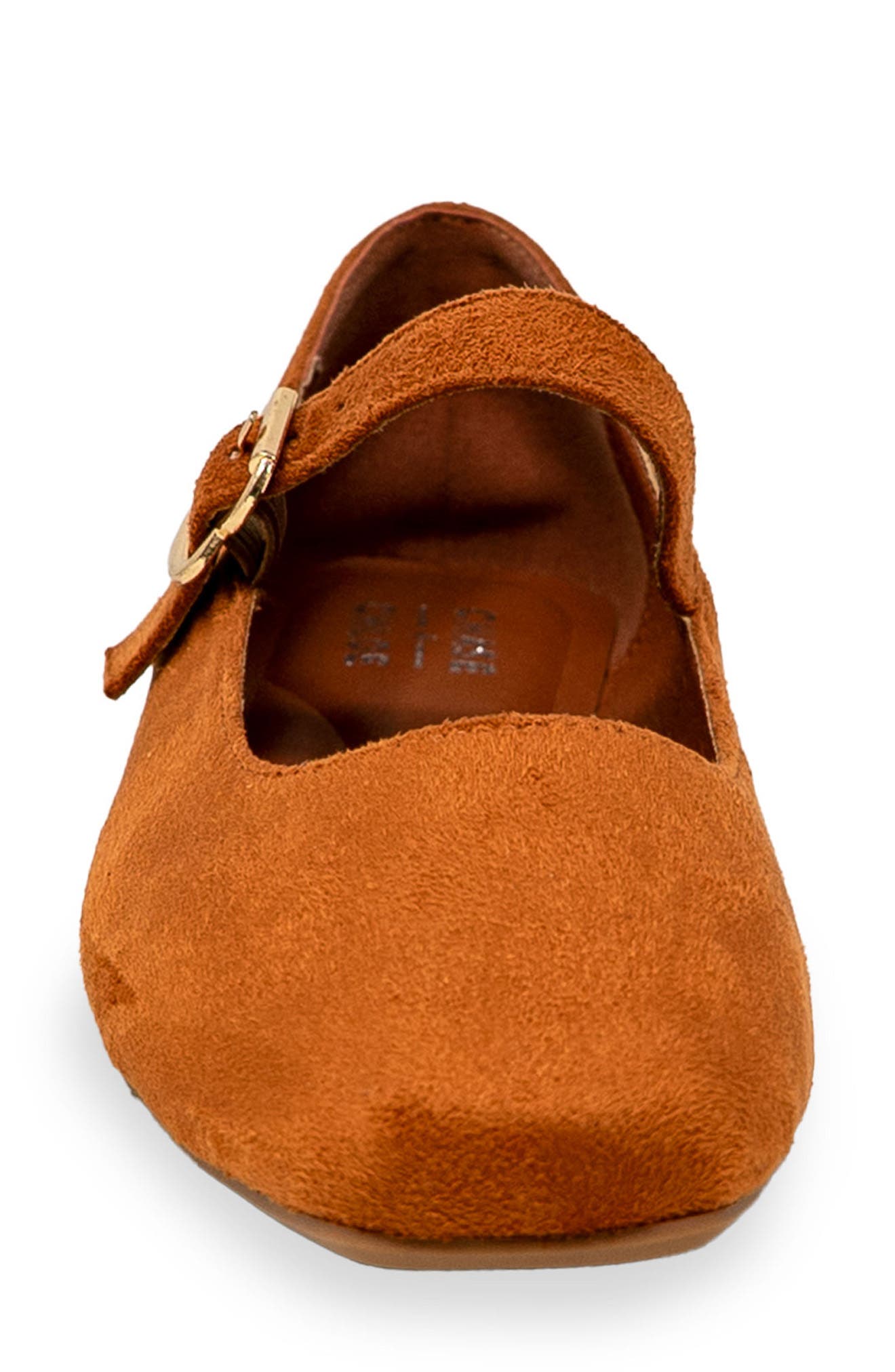 CHASE AND CHLOE <p> Mary Jane Flat (Women)</p>, Alternate, color, Tan Suede
