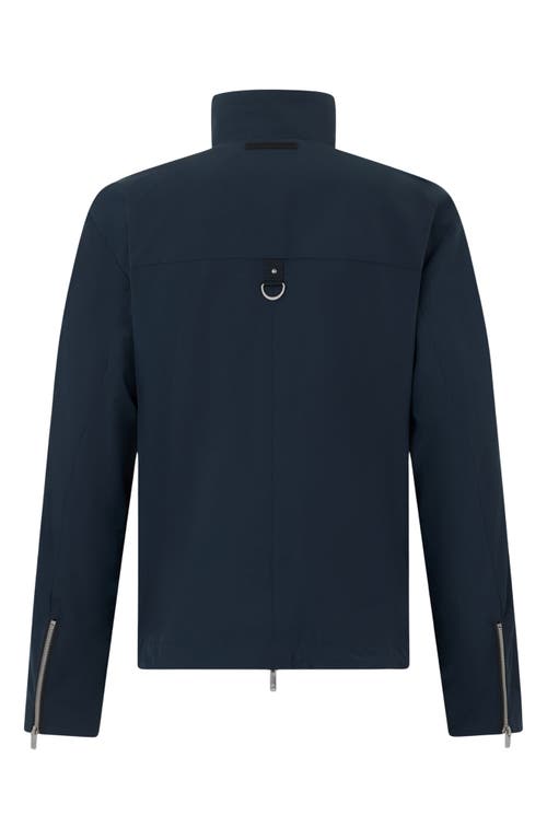 Moose Knuckles Maxwell Water Repellent Jacket In Navy