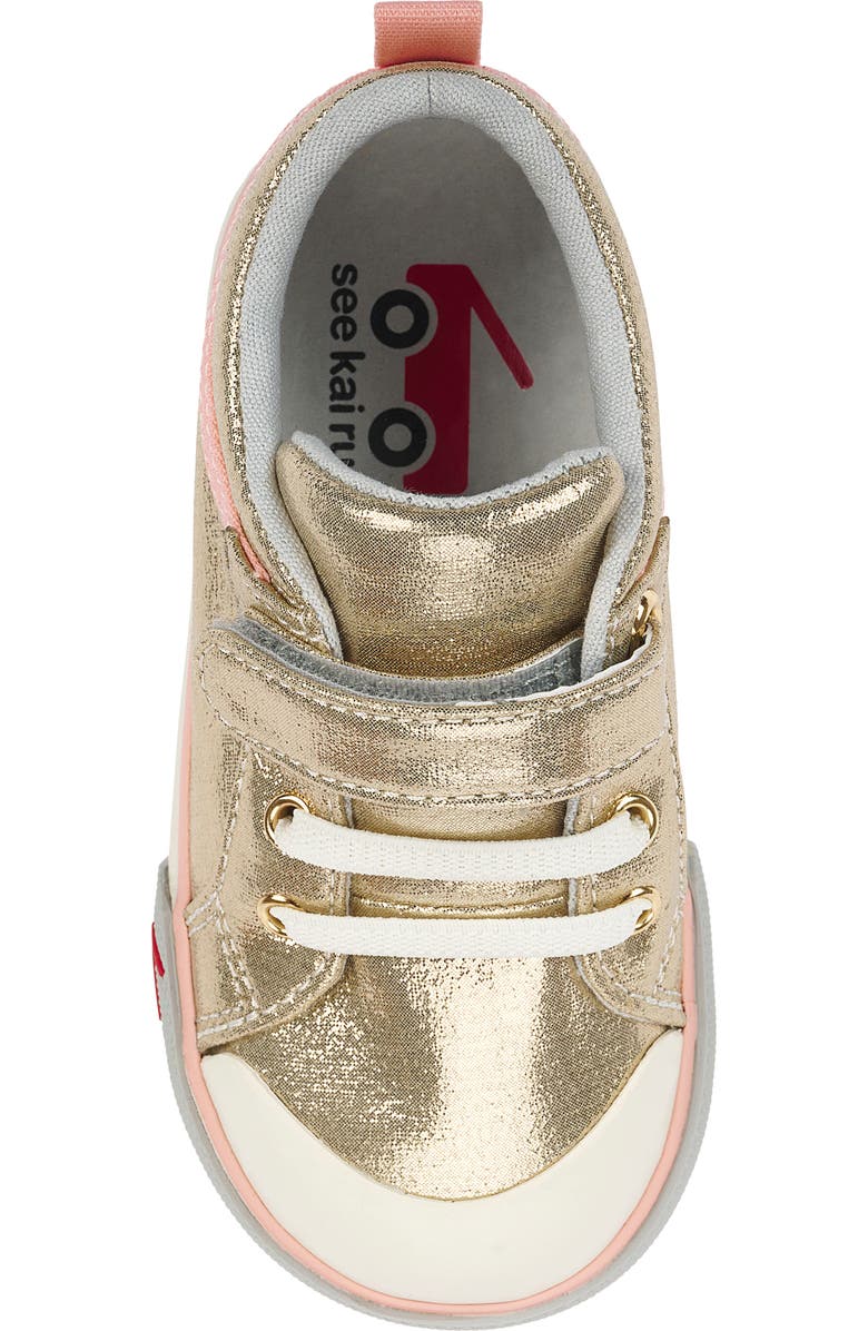 See Kai Run Kristin Sneaker, Alternate, color, Gold Shimmer
