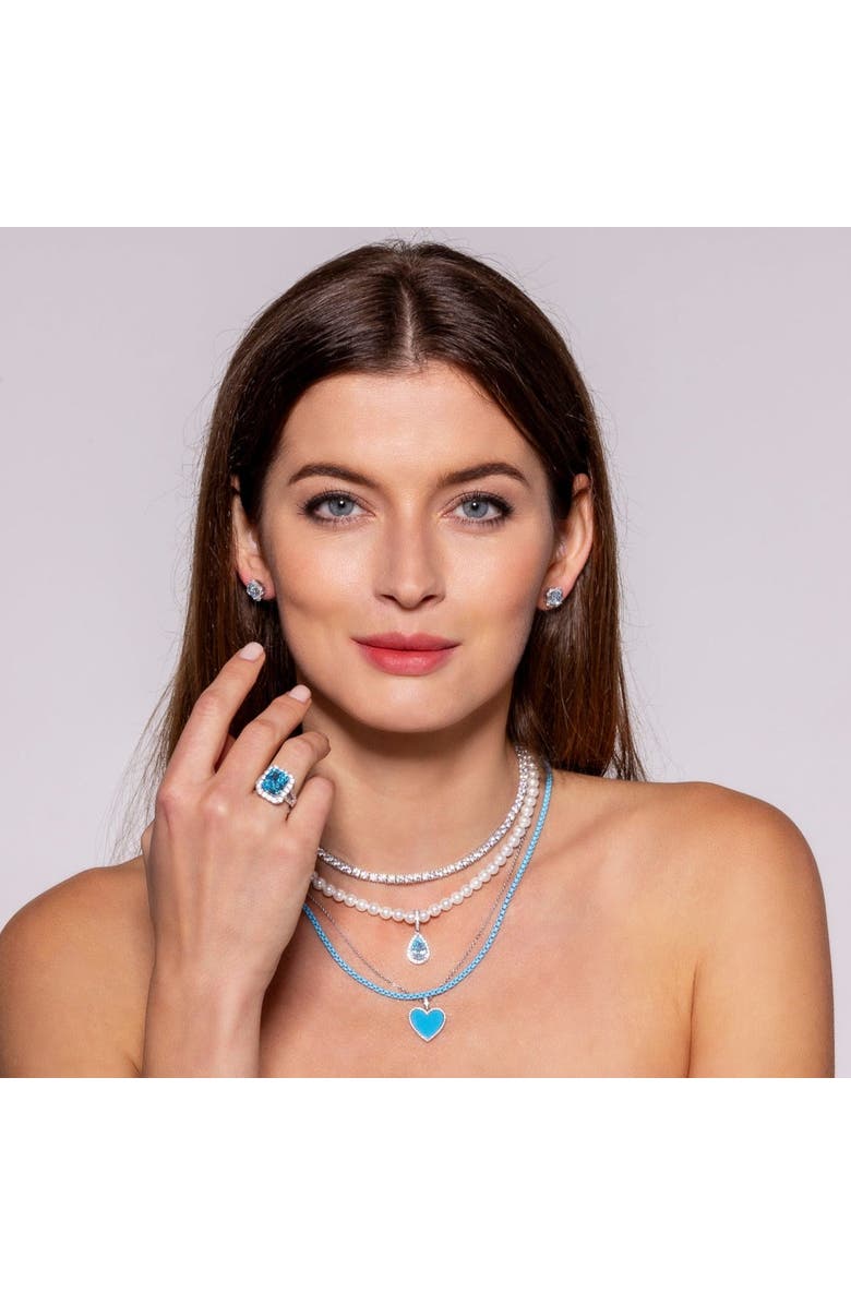 Anna Zuckerman Serenity Aquamarine Cocktail Ring, Alternate, color, Aquamarine Crystalline