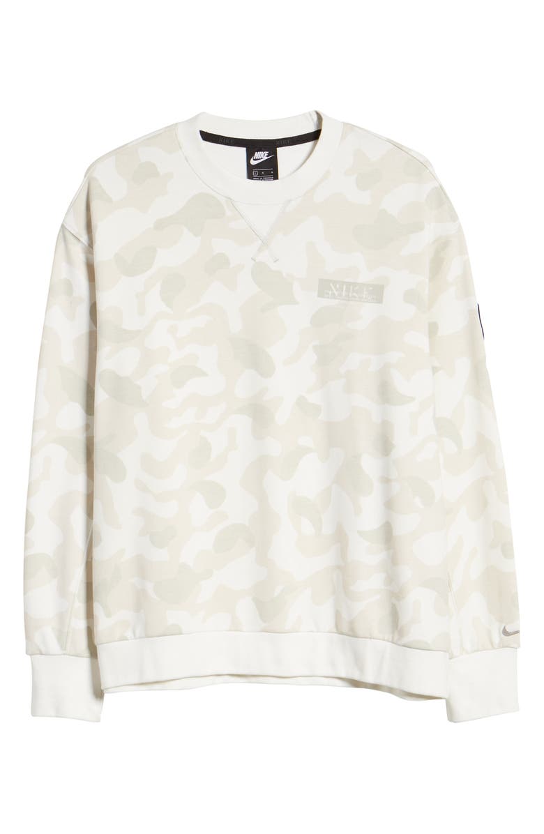 Nike Sportswear Camo Crewneck Sweatshirt, Alternate, color, 