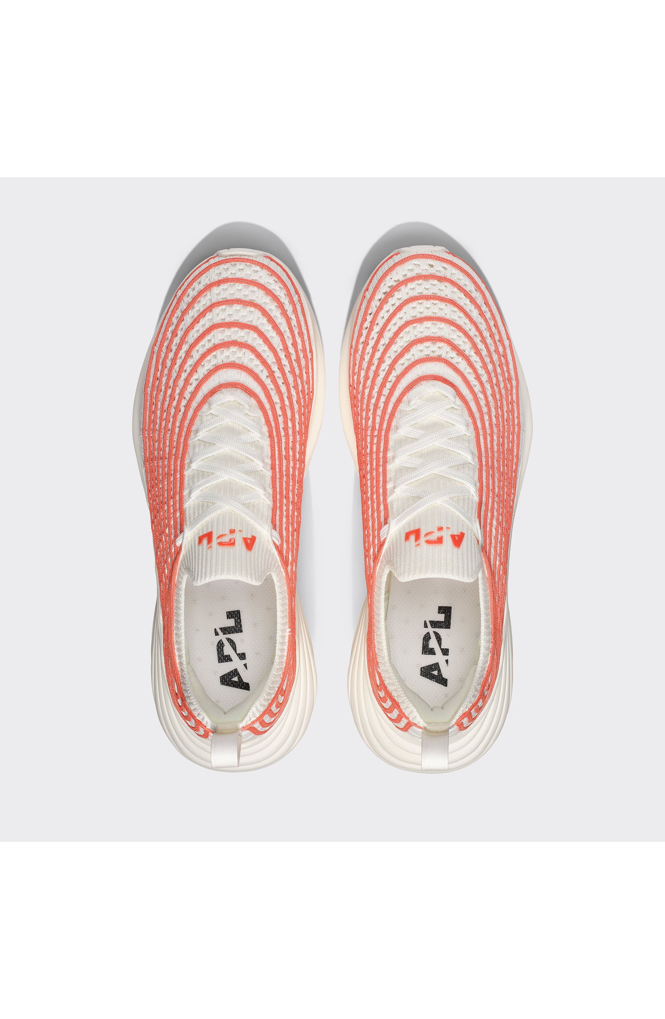 Women's TechLoom Zipline Ivory Blood Orange Sneaker, Alternate, color, Ivory-BloodOrange