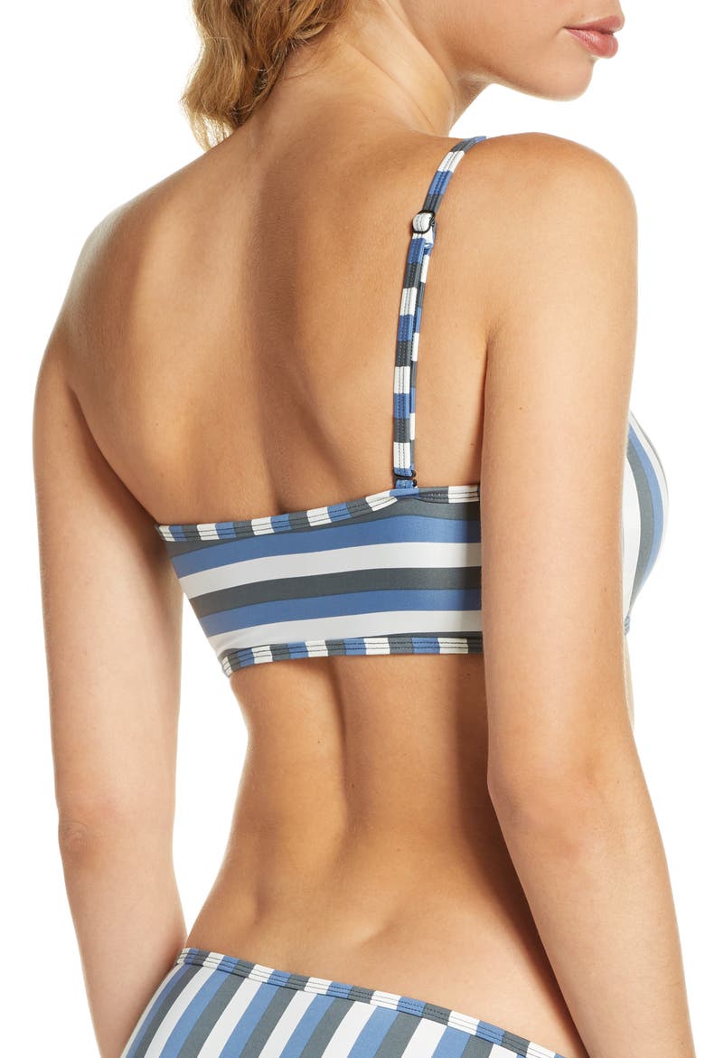 Mei L'ange Jazmin One-Shoulder Bikini Top, Alternate, color, MULTI-STRIPE