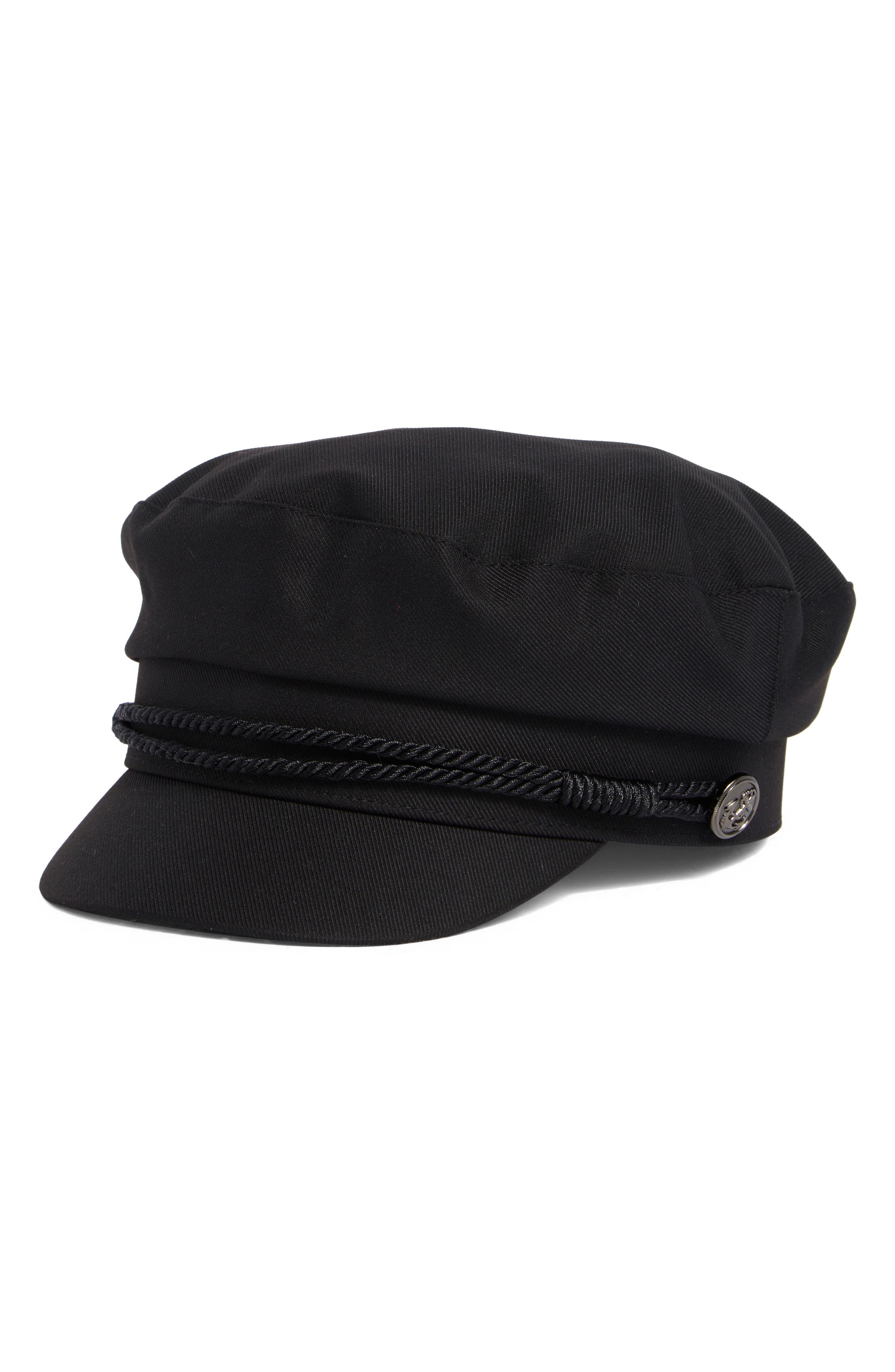 Twill Captains Hat with Rope Trim