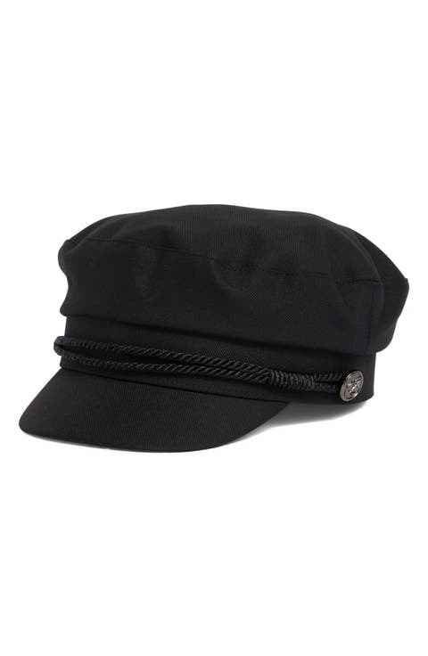 Twill Captains Hat with Rope Trim