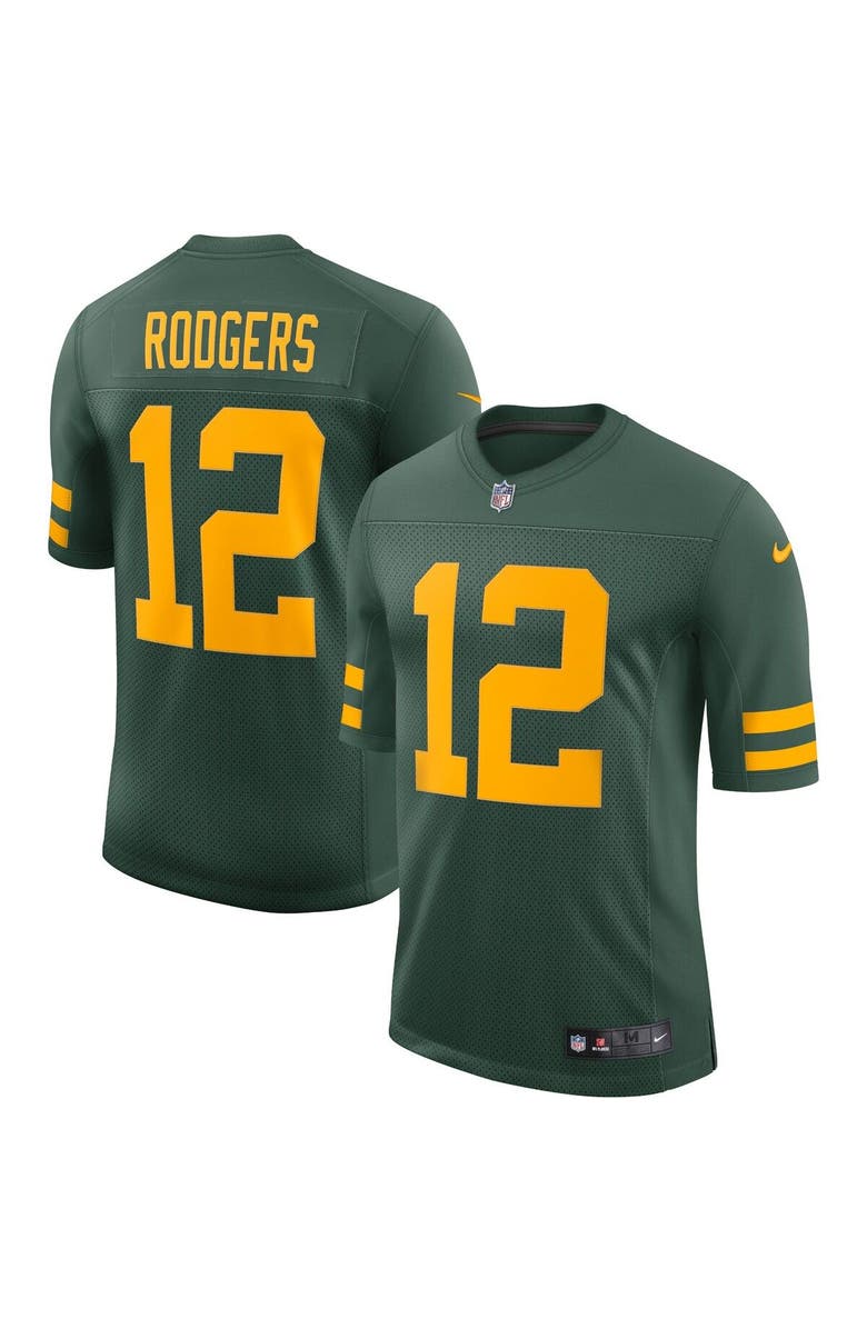 Nike Men's Nike Aaron Rodgers Green Green Bay Packers Alternate Vapor Limited Player Jersey, Alternate, color, 