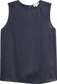 Nordstrom Satin Scoop Neck Tank