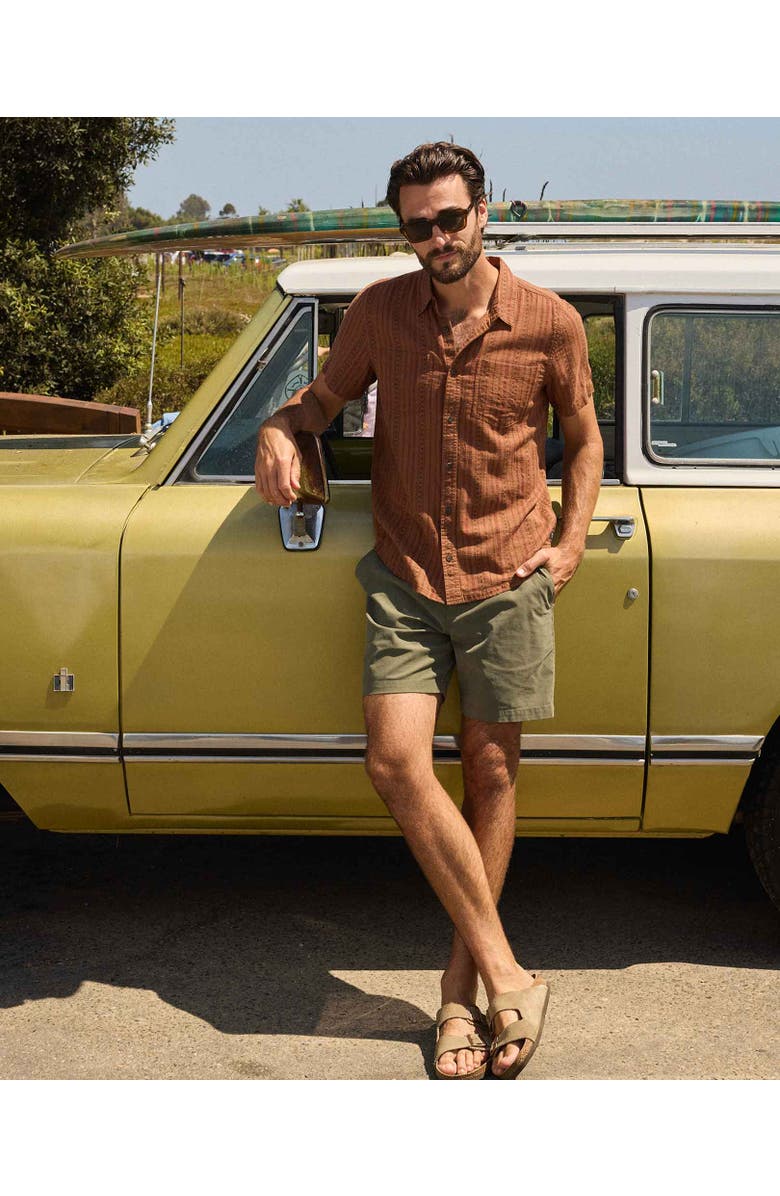 Toad & Co Salton Shirt, Alternate, color, Dark Roast Print