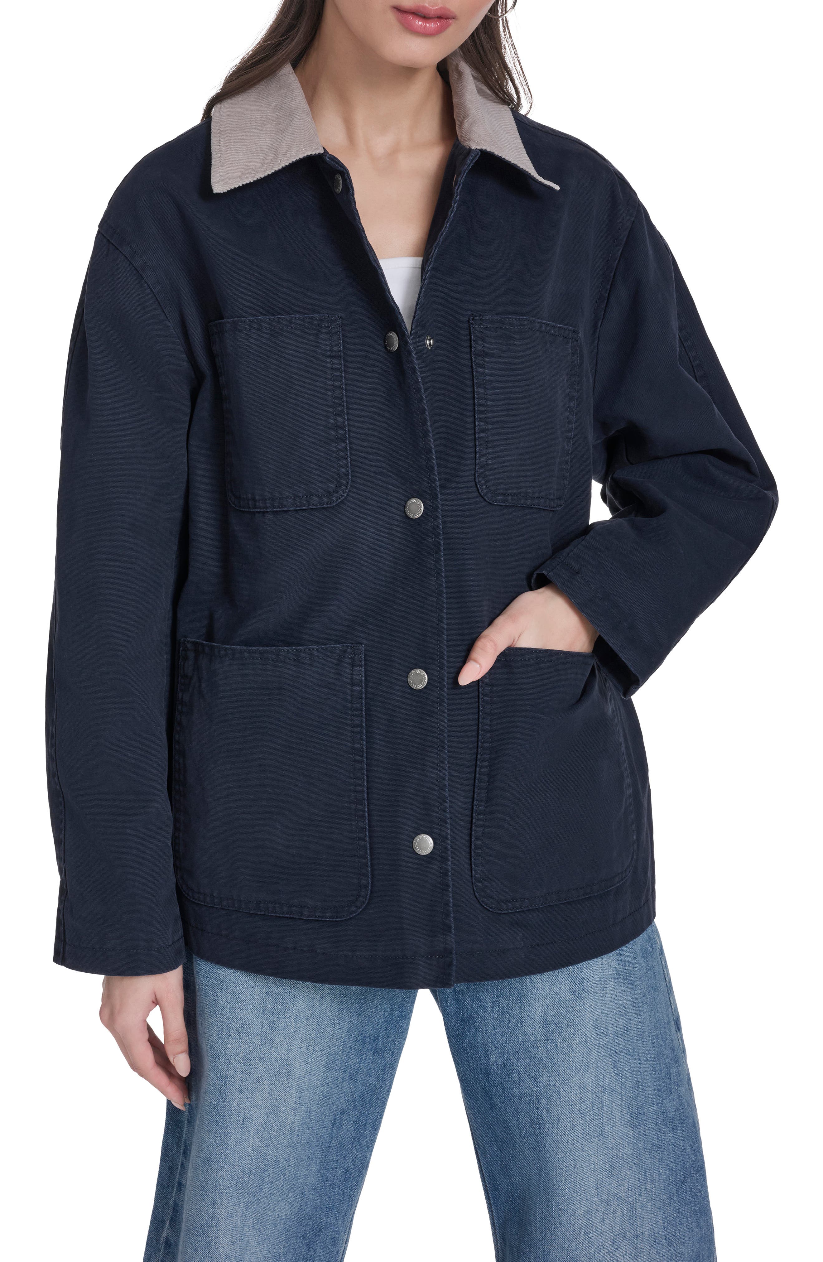 Contrast Collar Field Jacket - image 3