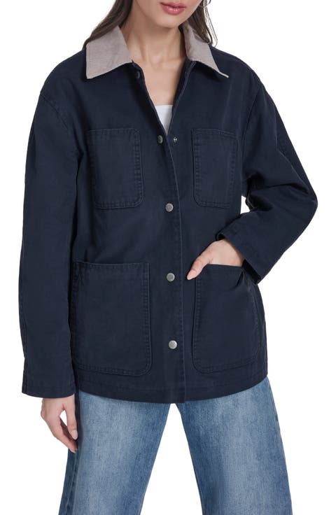 Contrast Collar Field Jacket