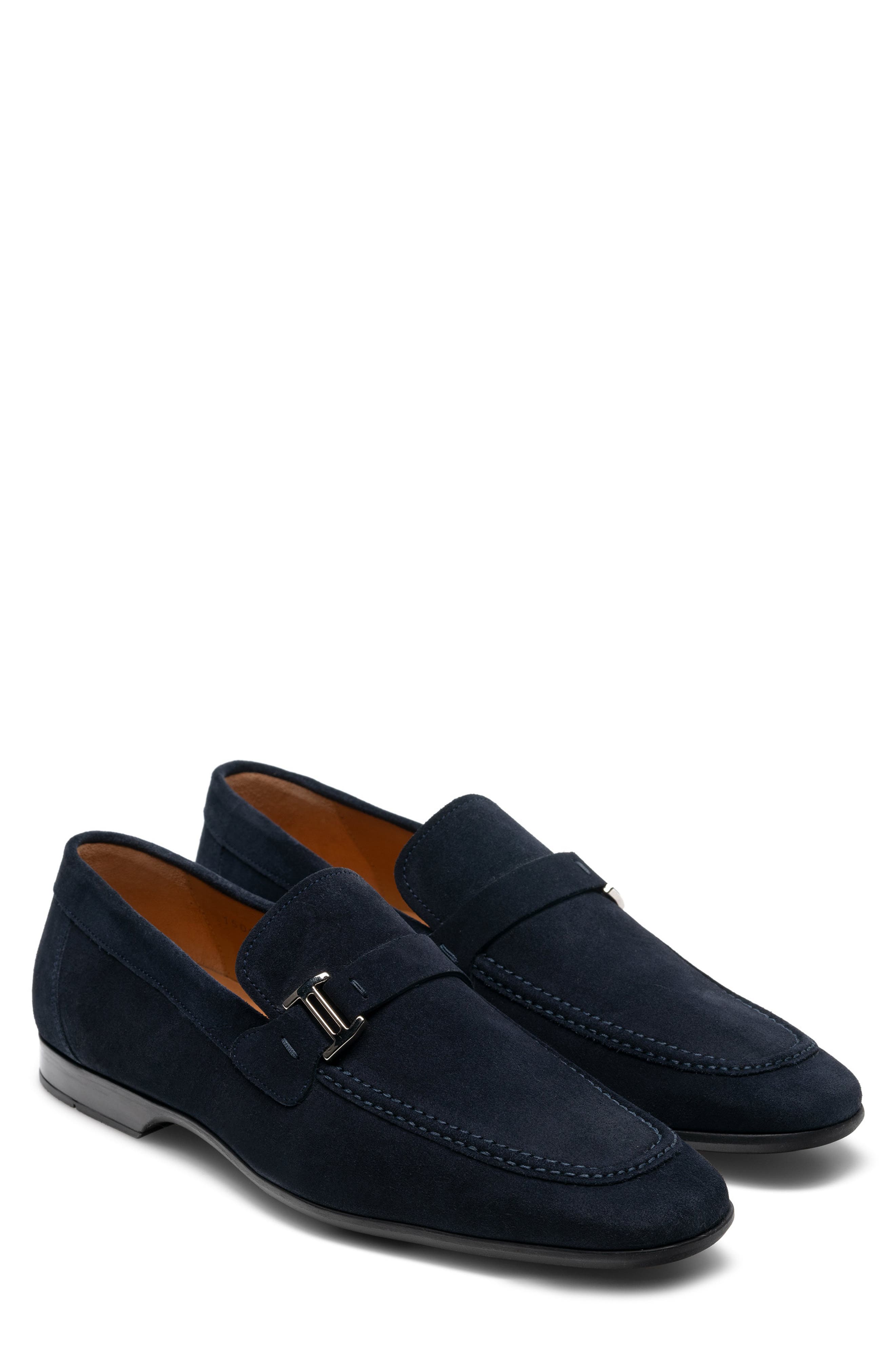'Lino' Loafer, Main, color, NAVY SUEDE