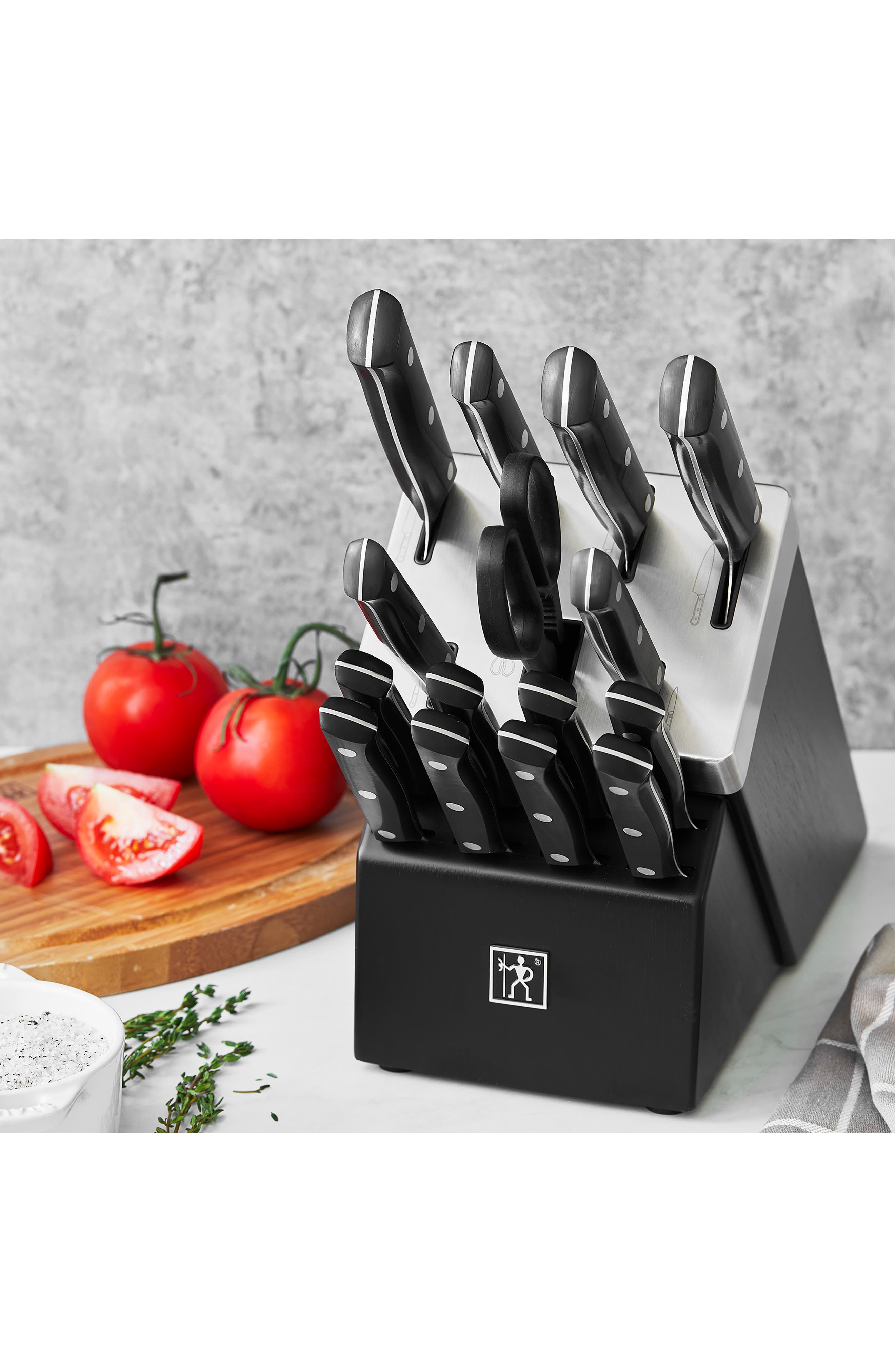 Solution 16-Piece Self Sharpening Knife Block Set - Thumbnail 2