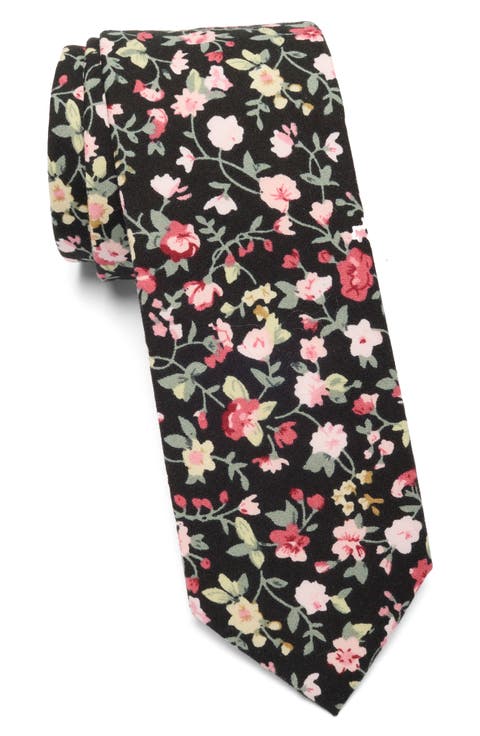Harkins Floral Print Tie