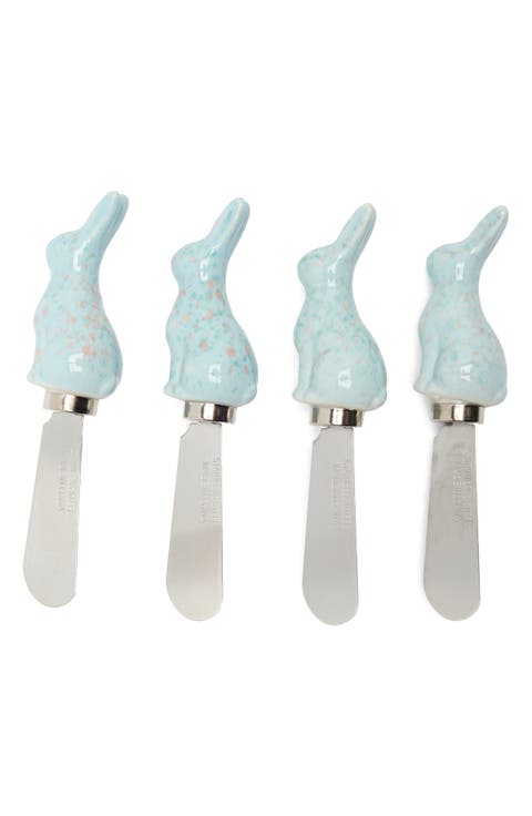 4-Piece Bunny Spreader Knife Set