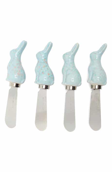 ONE HUNDRED 80 DEGREES 4-Piece Bunny Spreader Knife Set