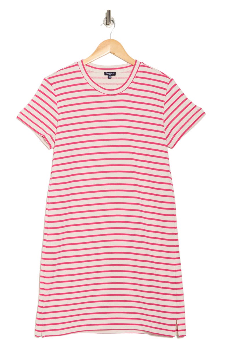 Splendid Royale Stripe Cotton Blend T-Shirt Dress, Alternate, color, Fiore Stripe