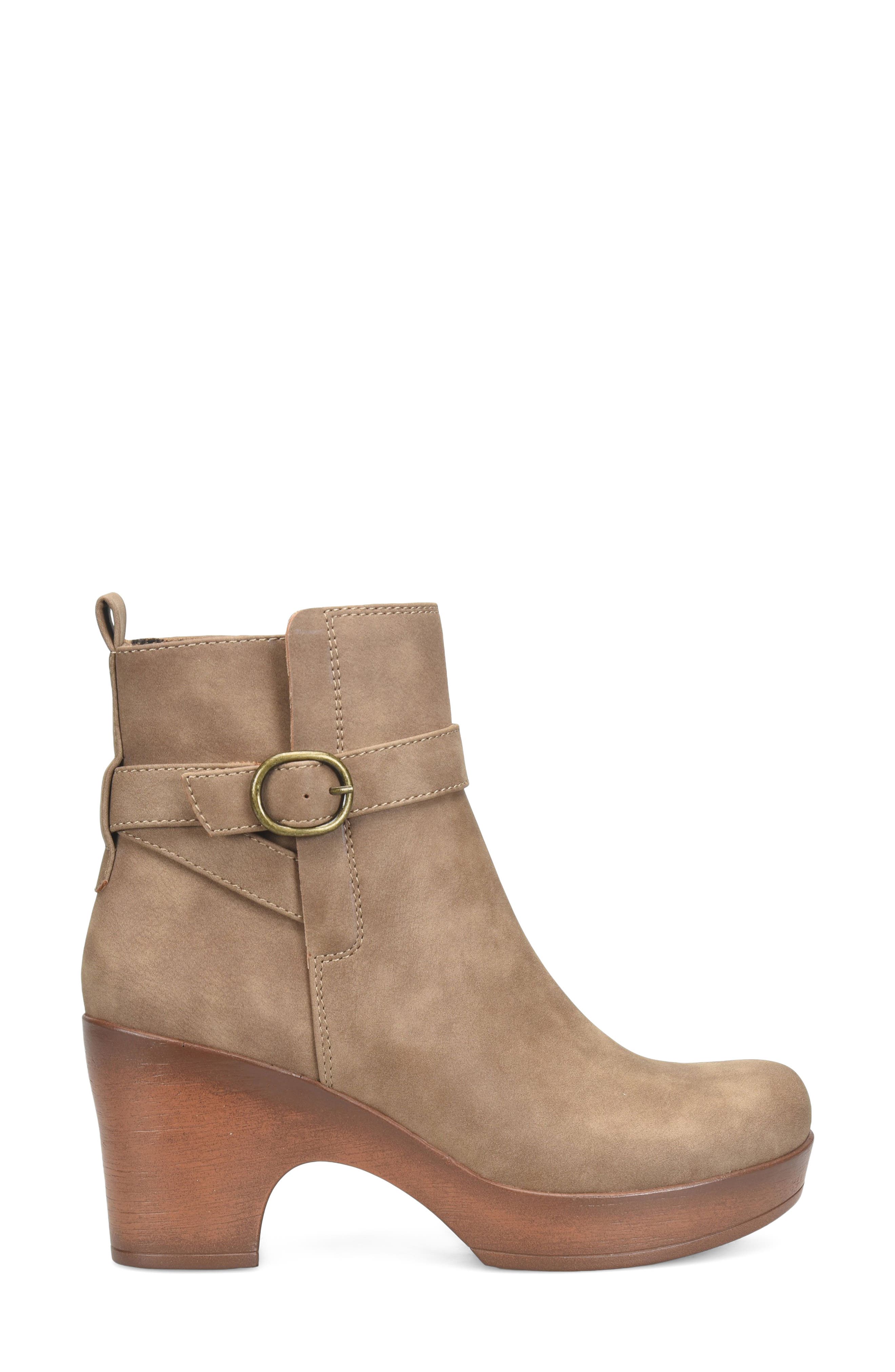 Amira Faux Leather Bootie, Alternate, color, LIGHT TAUPE NUBUCK