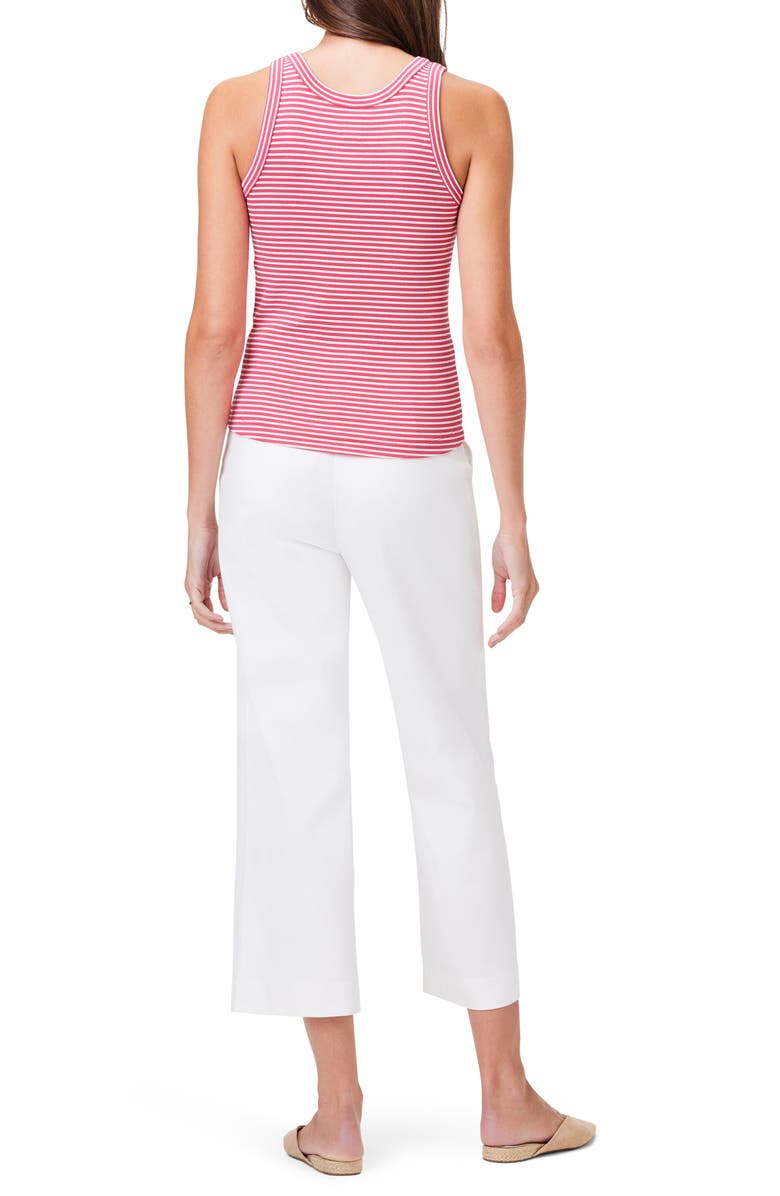 NIC+ZOE Stripe Rib Tank, Alternate, color, Red Multi