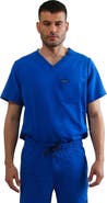 Members Only Manchester 3-Pocket Scrub Top