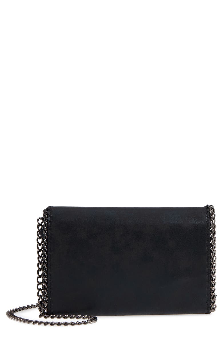 Chelsea28 Faux Leather Wallet on a Chain, Main, color, 