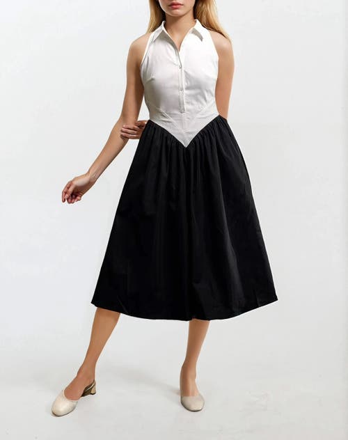 Elexiay Agoa Dress In White