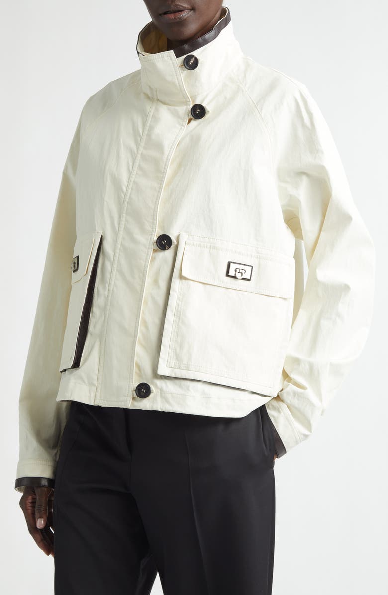 FERRAGAMO Linen Jacket, Alternate, color, Mascarpone