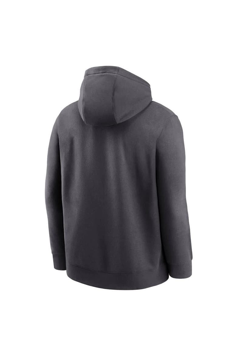 Men's Nike Anthracite Georgia Bulldogs Primetime Club Fleece Pullover Hoodie, Alternate, color, Anthracite