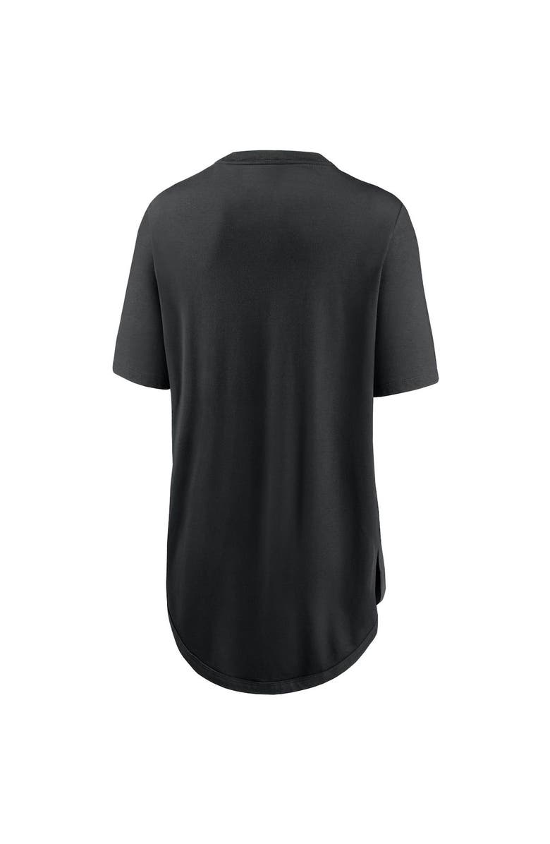 Nike Women's Nike Black San Francisco Giants Mascot Outline Weekend Tri-Blend T-Shirt, Alternate, color, 