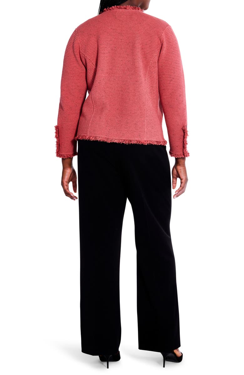 NIC+ZOE Fringe Mix Jacket, Alternate, color, 