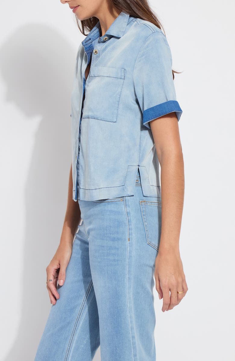 Lysse Bianca Chambray Shirt, Alternate, color,